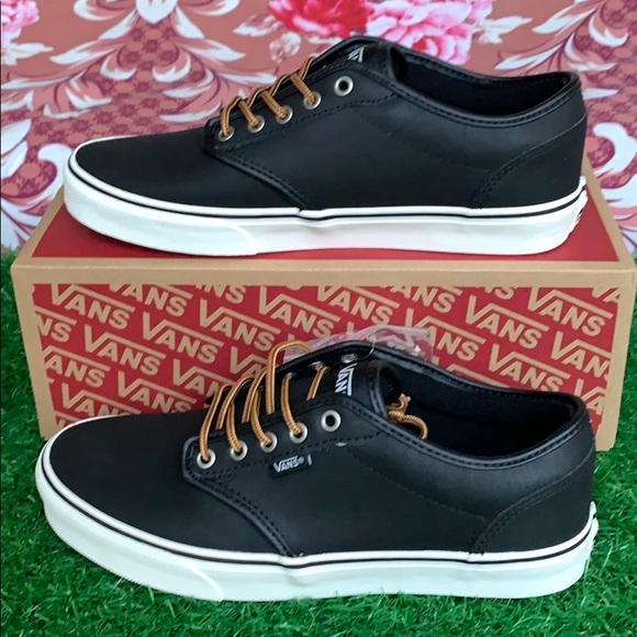 VANS MEN’S ATWOOD LEATHER BLACK/MARSHMALLOW
(Leather)Bick/Mrshmllow
VN0A327L68X - Picture 16 of 16